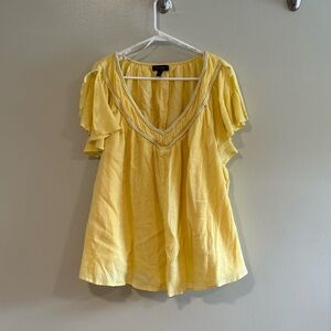 Jessica Simpson Sunny Yellow Blouse